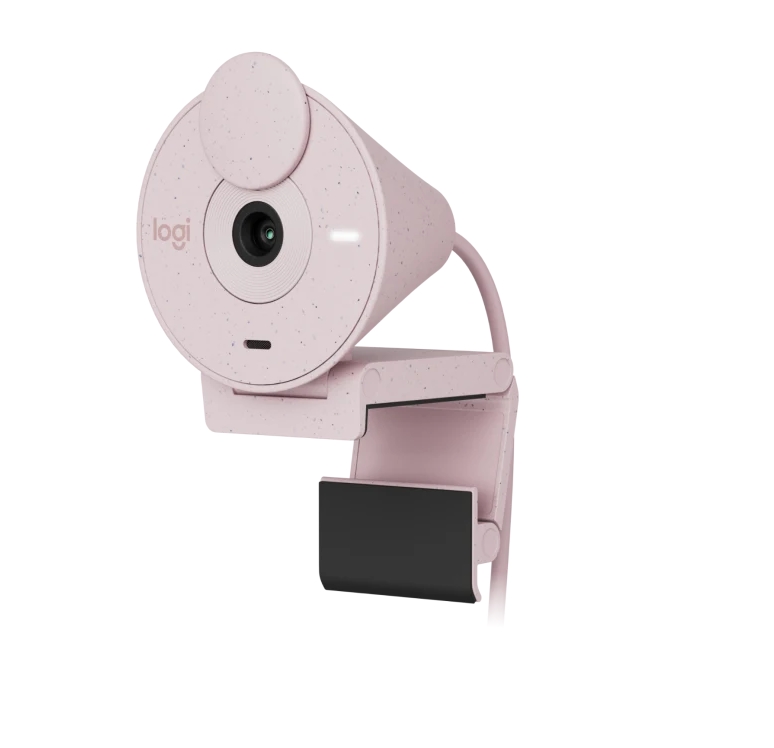 WEB CAM LOGITECH BRIO 300 ROSE FULL HD 960-001446