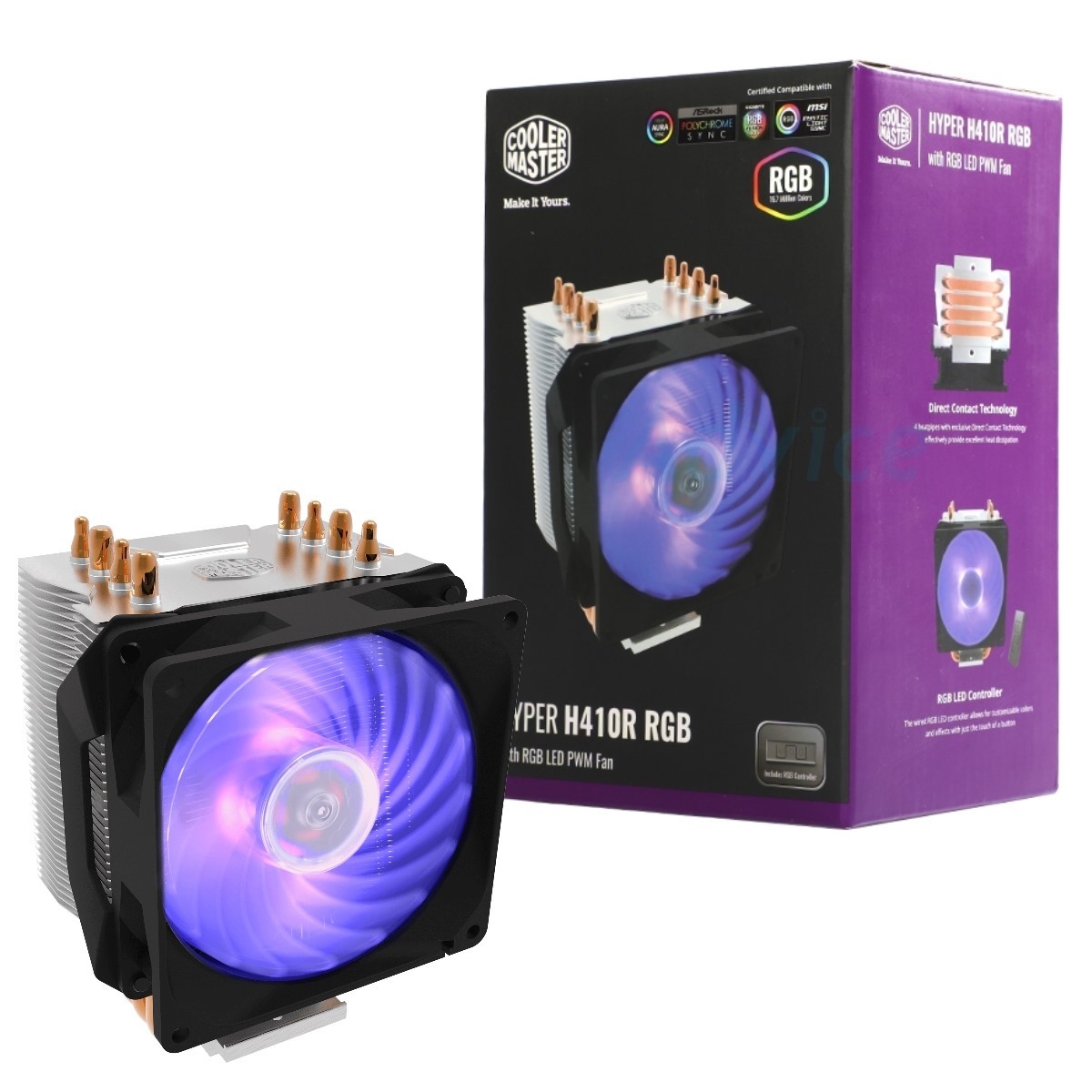 CPU COOLER COOLERMASTER H410R RGB