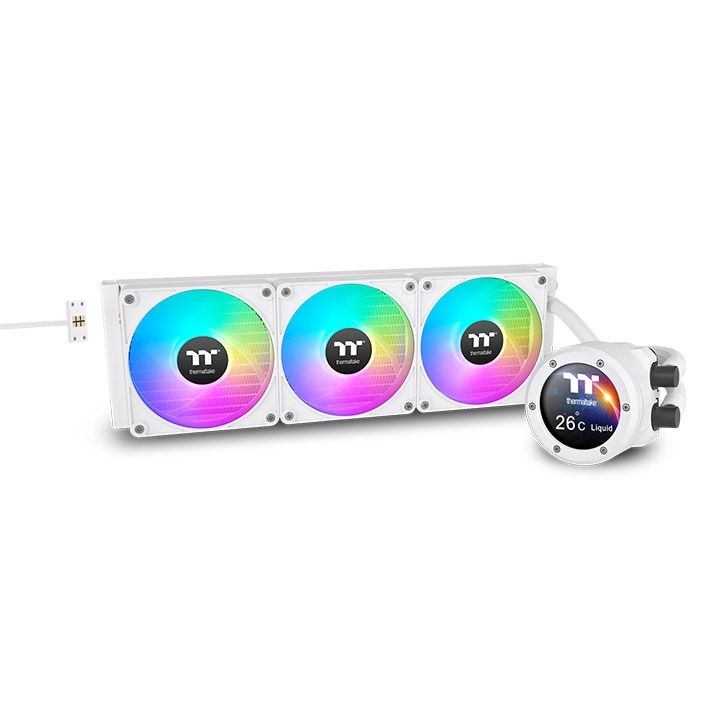 WATERCOOLER THERMALTAKE AIO TH360 V2 ULTRA EX ARGB SYNC LCD SNOW EDITION