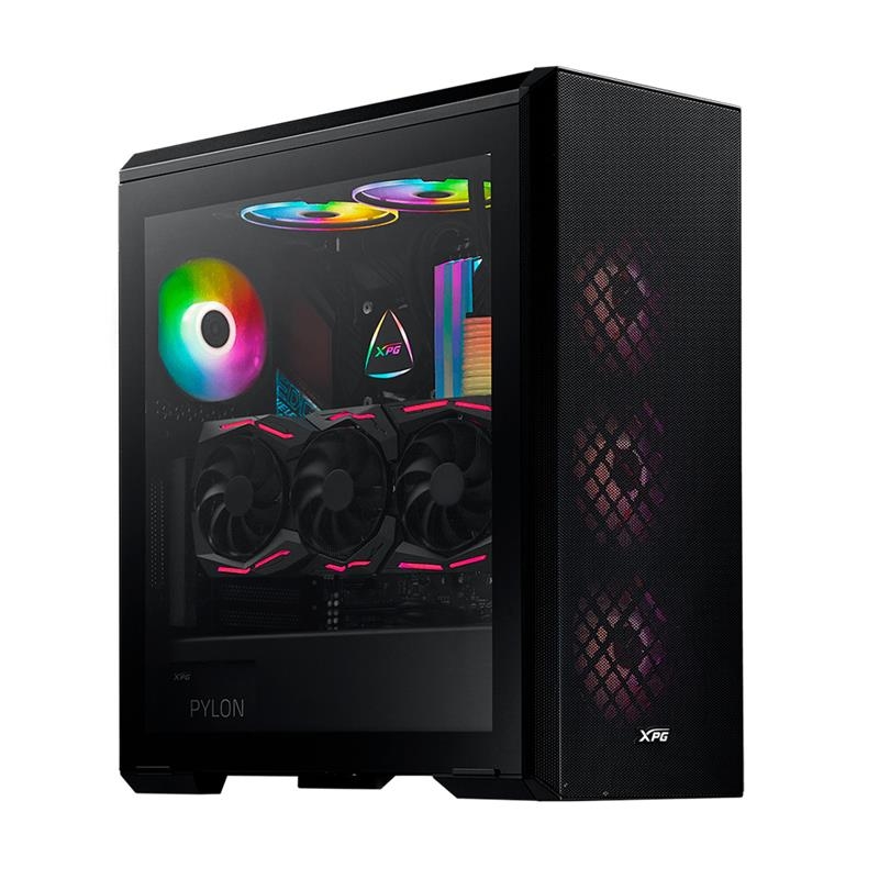 GABINETE ADATA XPG DEFENDER MID TOWER E-ATX 3 COOLERS BLACK (DEFENDER-BKCWW)