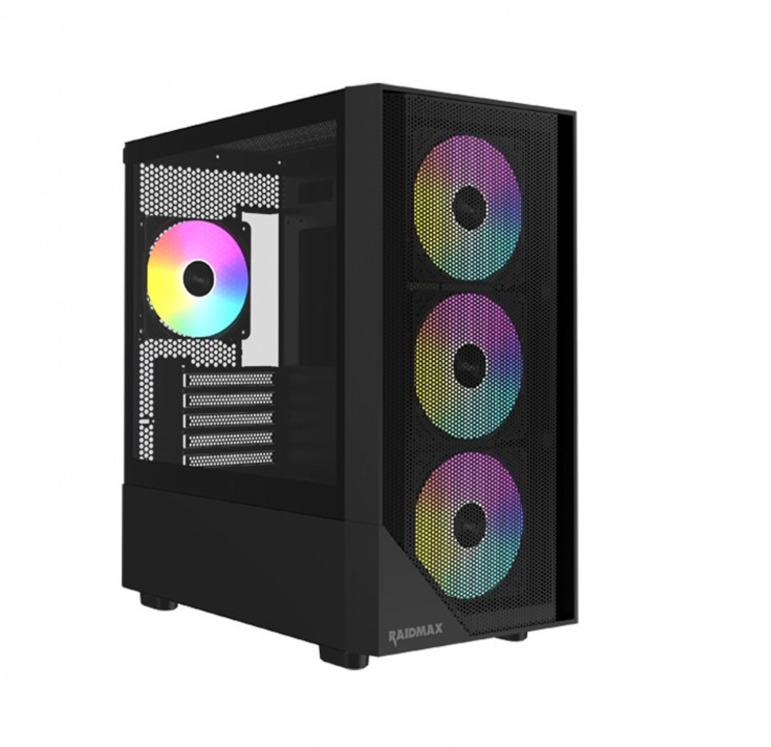 GABINETE GAMER RAIDMAX MESHIAN SERIES X609 MICROATX BLACK