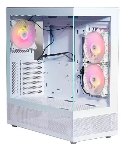 GABINETE GAMER SOLARMAX CM-W930 BLANCO