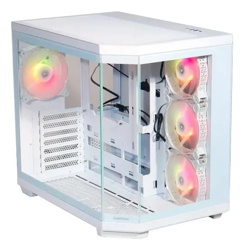 GABINETE GAMER SOLARMAX CM-W950 BLANCO