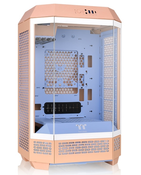 GABINETE THERMALTAKE THE TOWER 300 PEACH FUZZ TEMPERED GLASS
