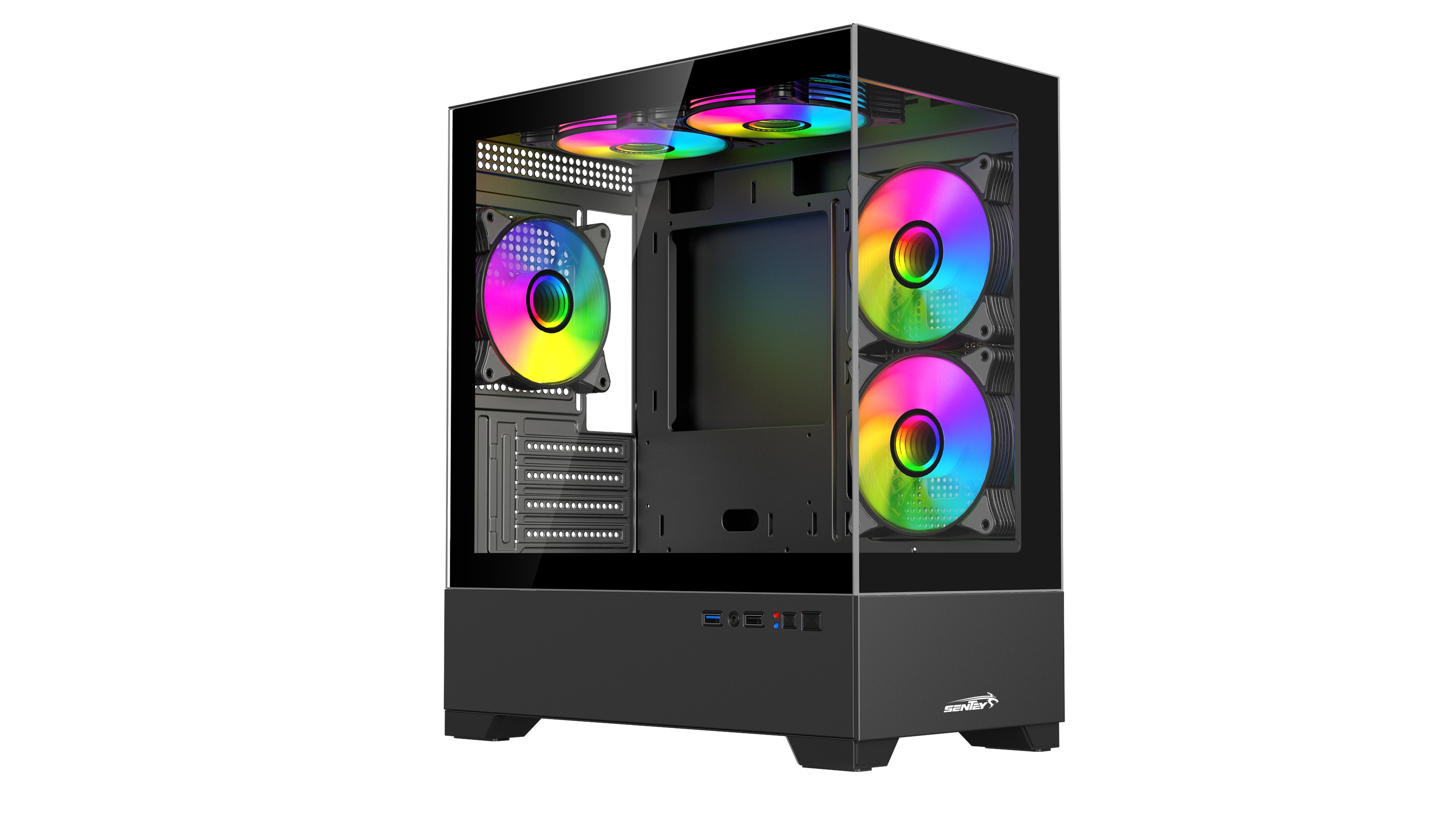 GABINETE SENTEY H30 ARGB X5 BLACK