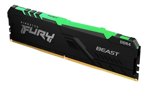 MEMORIA 8GB DDR4 3200 KINGSTON FURY BEAST RGB