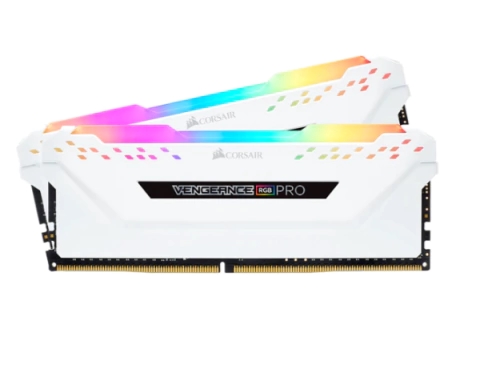 MEMORIA 16GB (2X8) 3600 DDR4 CORSAIRVENGANCE RGB PRO BLANCO