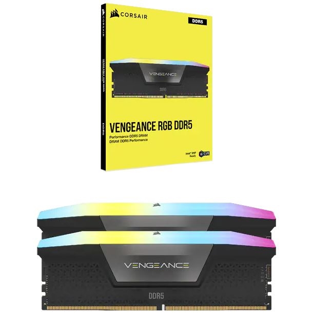 MEMORIA DDR5 CORSAIR 32GB (2X16GB) 5600 MHZ VENGEANCE RGB BL