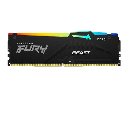 MEMORIA DDR5 KINGSTON 32GB 5200 MHZ FURY BEAST BLACK RGB (8622)