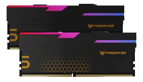 MEMORIA 32GB (16GBX2) 7200MHZ PREDATOR HERMES RGB BLACK