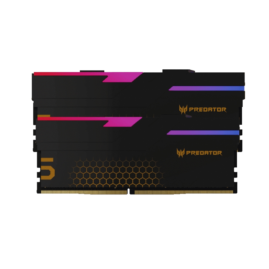 MEMORIA 48GB (2X24GB) DDR5 PREDATOR HERMES RGB BLACK 7200MHZ