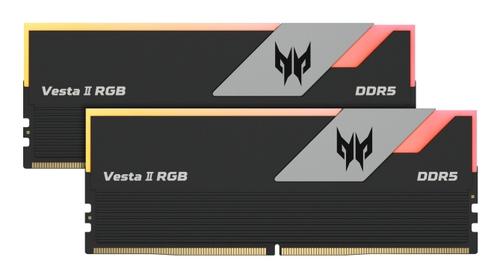 MEMORIA 32GB (16GBX2) 6400MHZ PREDATOR VESTA II RGB BLACK