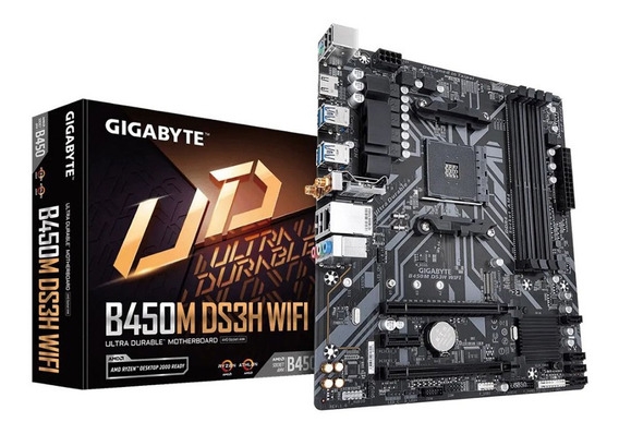 MOTHER GIGABYTE B450M DS3H WIFI AM4