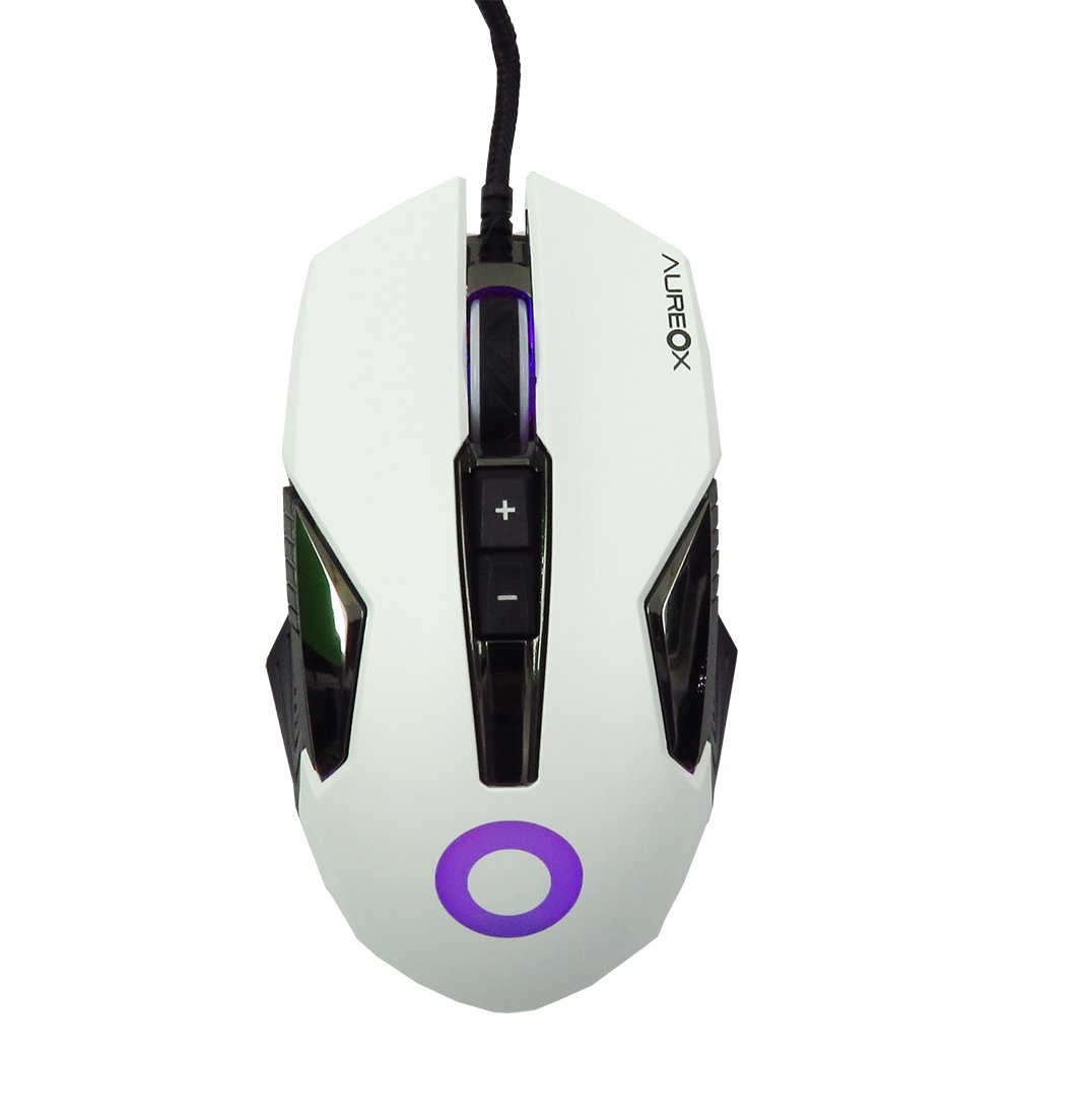 AUREOX MOUSE GAMER FIREFORCE WHITE EDITION