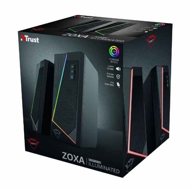 PARLANTE TRUST ZOXA RGB LED GXT609