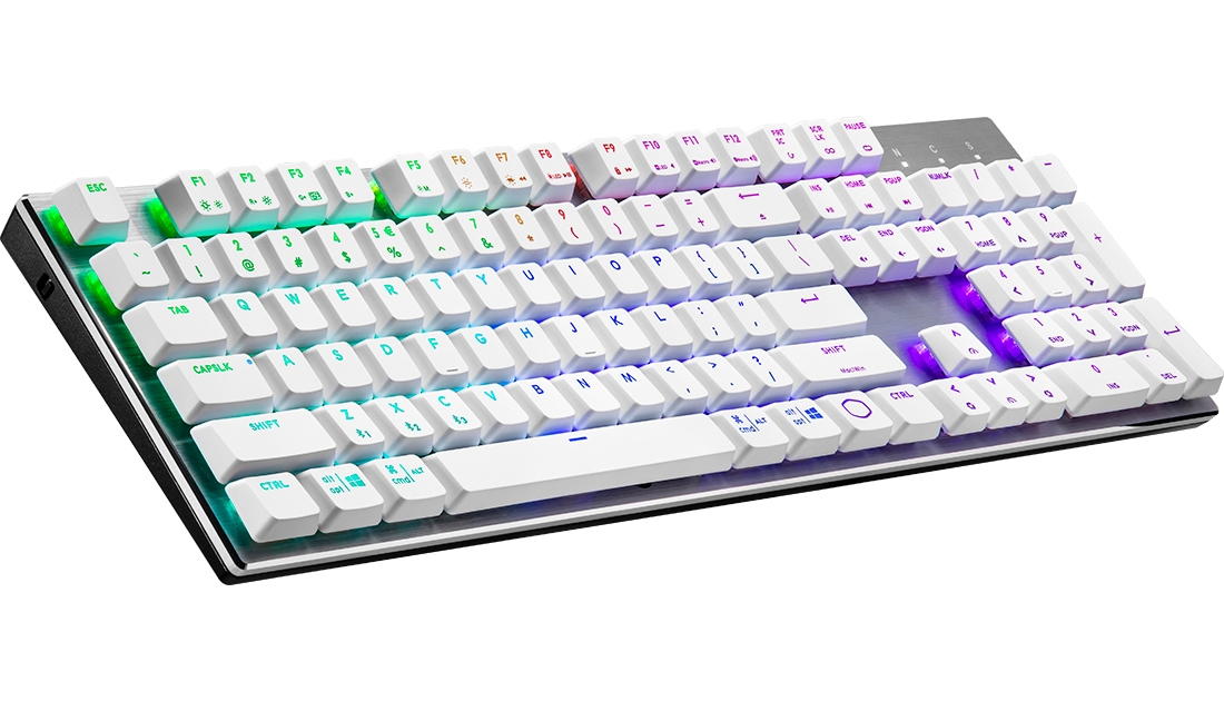 TECLADO MEC COOLERMASTER CK-653 WHITE B