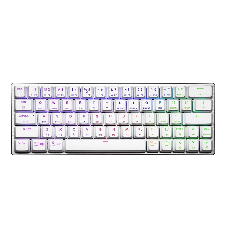 TECLADO MEC COOLERMASTER SK-622 W RED