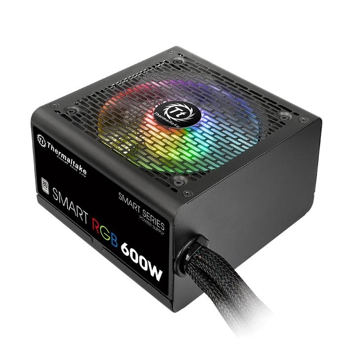 FUENTE THERMALTAKE SMART 600W RGB 80 WHITE