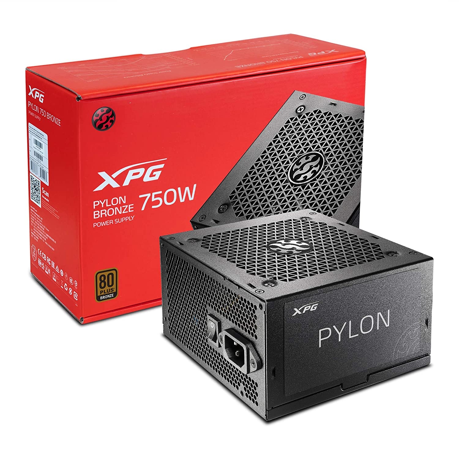 FUENTE XPG PYLON 750W 80 BRONZE