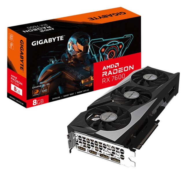 VIDEO RADEON RX 7600 GIGABYTE GAMING OC 8G