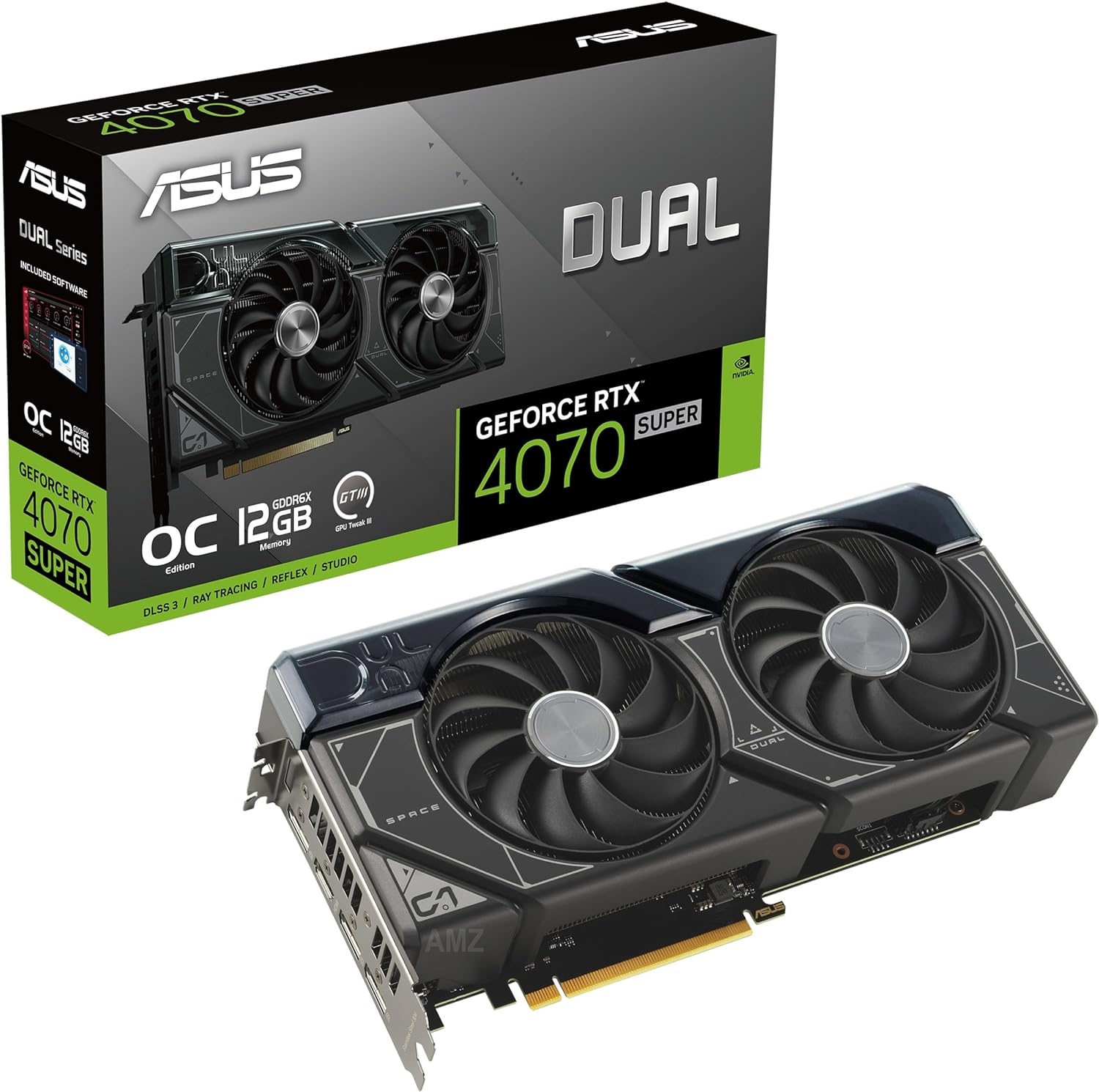 VIDEO GEFORCE RTX 4070 SUPER ASUS DUAL EVO OC EDITION (12GB GDDR6X)