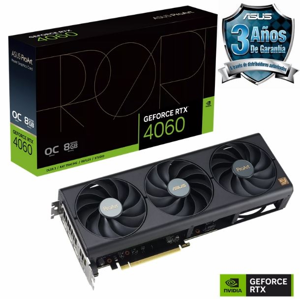 VIDEO GEFORCE RTX 4060 ASUS PROART OC