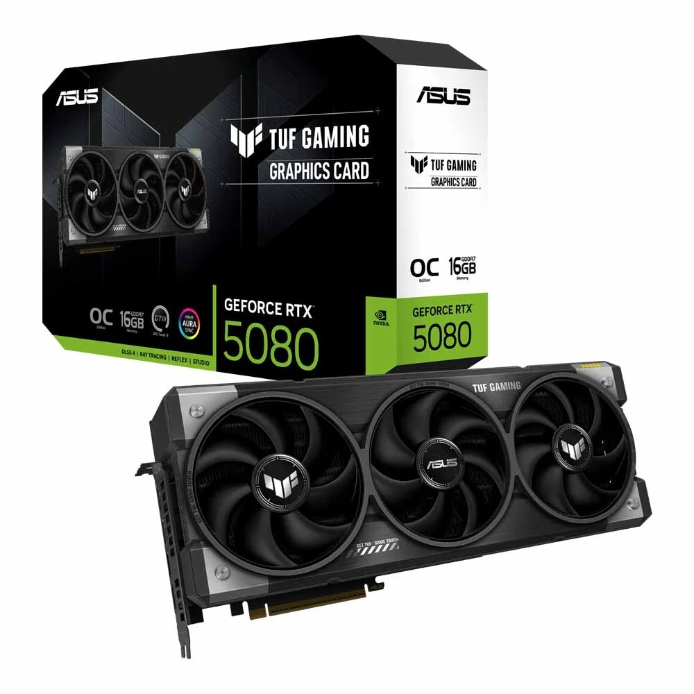 VIDEO GEFORCE RTX 5080 ASUS TUF GAMING 16GB OC
