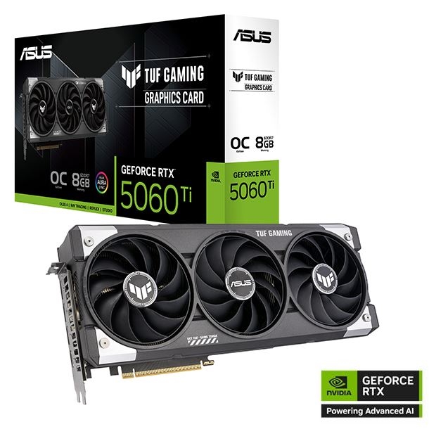 VIDEO GEFORCE RTX 5060 TUF GAMING OC 8GB