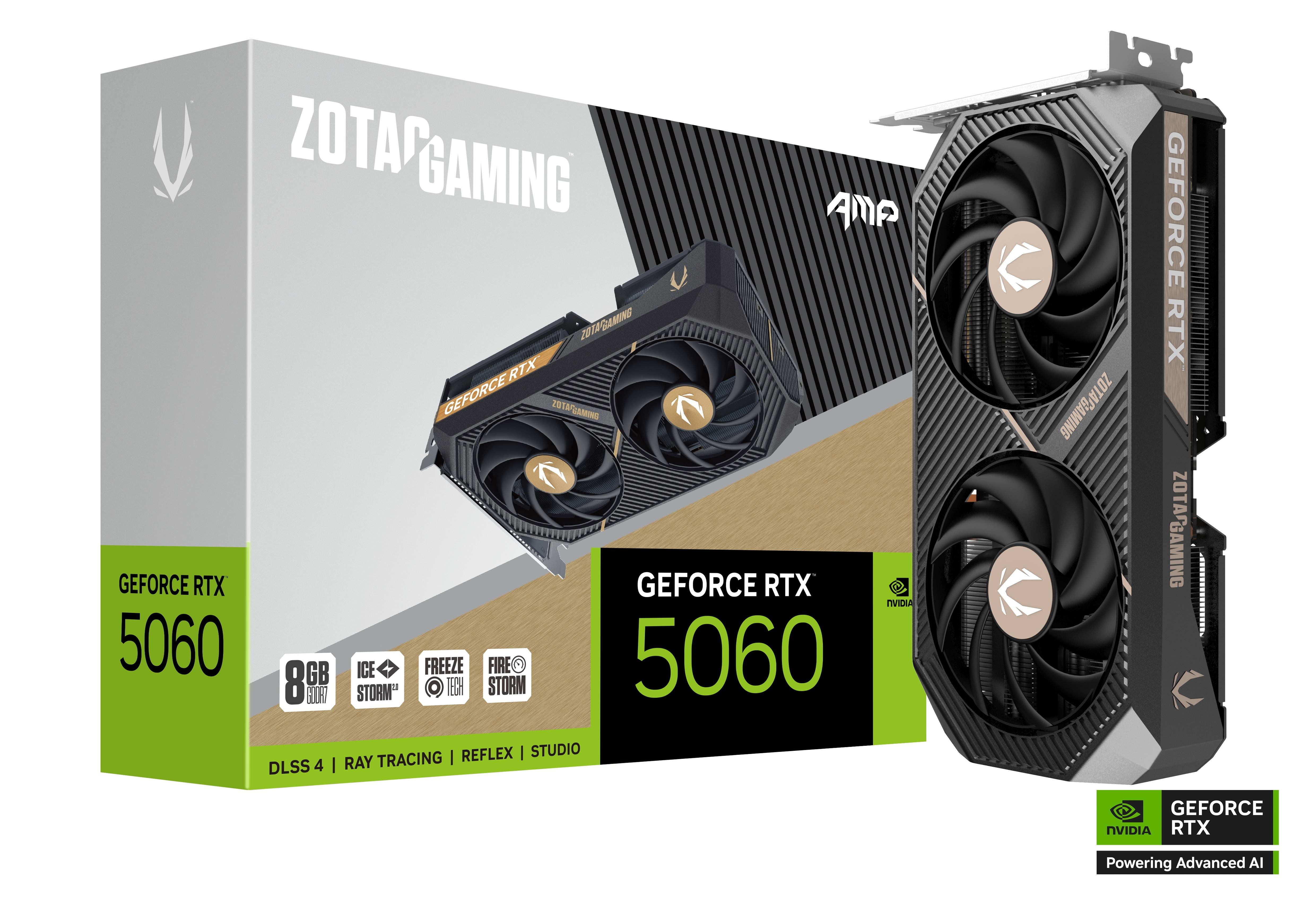 VIDEO GEFORCE RTX 5060 ZOTAC AMP 8GB GDDR7