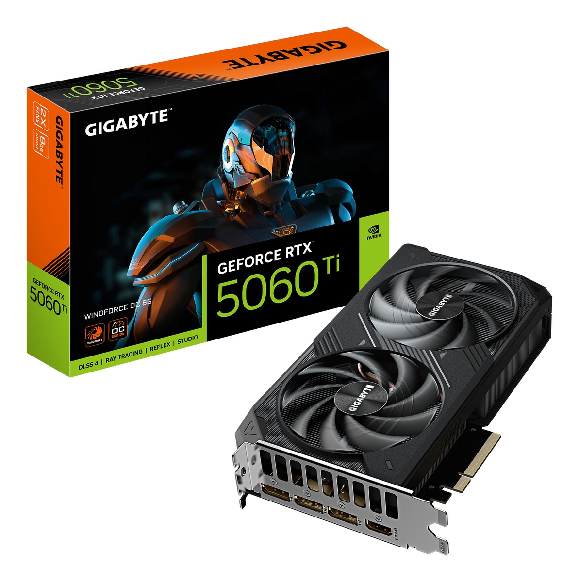 VIDEO GEFORCE RTX 5060 TI GIGABYTE WF2 8GB