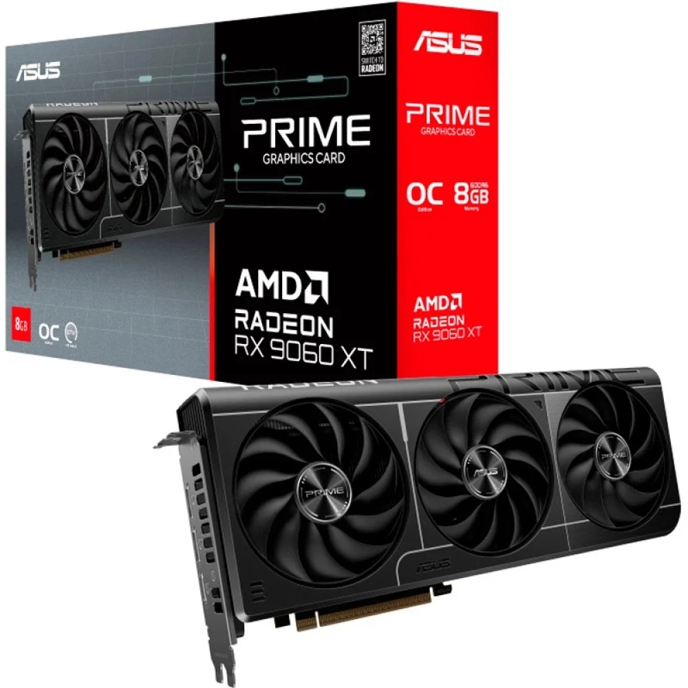 VIDEO RADEON RX 9060XT ASUS PRIME OC 8GB